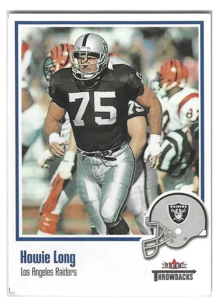 2002 Fleer Throwbacks Howie Long #11 card