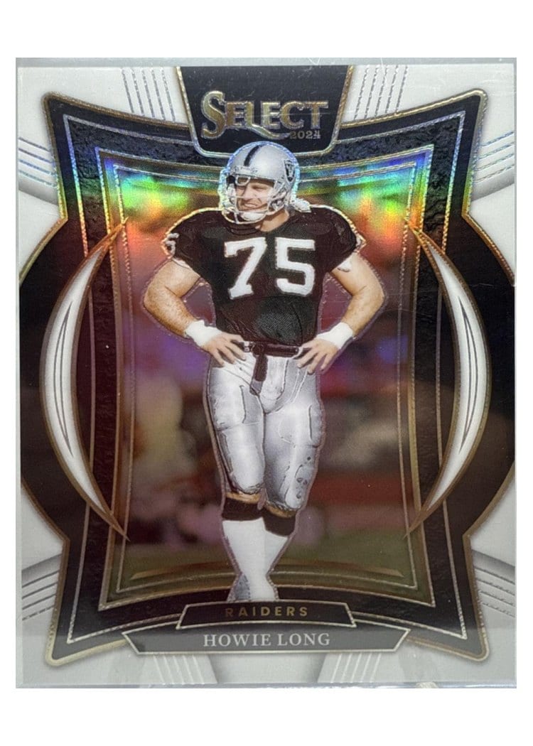 2024 Panini Select Base Set Howie Long White Prizm #60 card