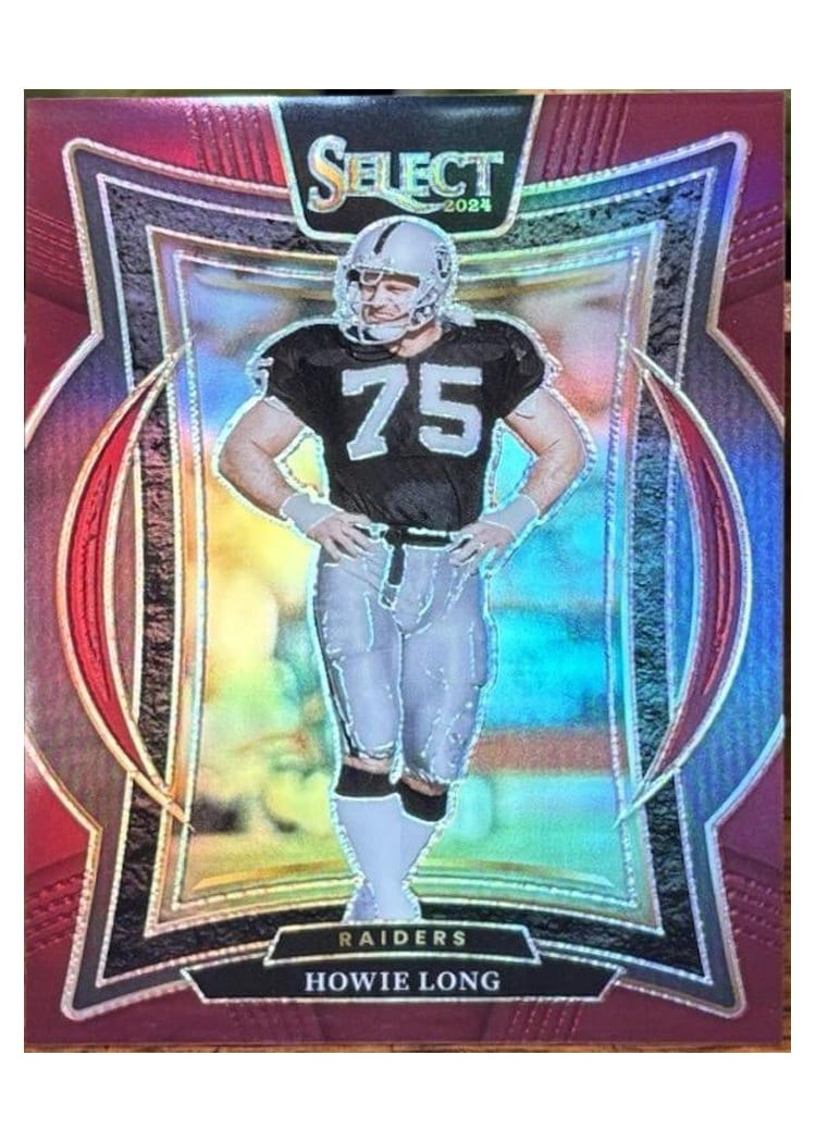 2024 Panini Select Base Set Howie Long Maroon Prizm #60 card