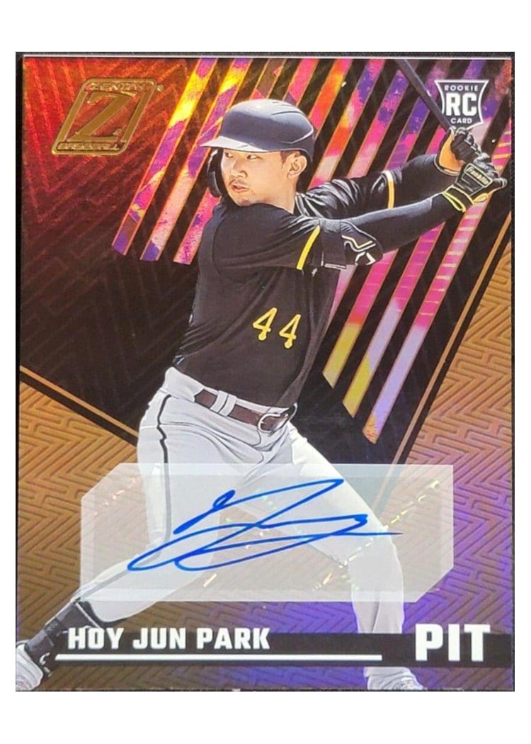 2022 Panini Chronicles Zenith Autographs Hoy Jun Park #20