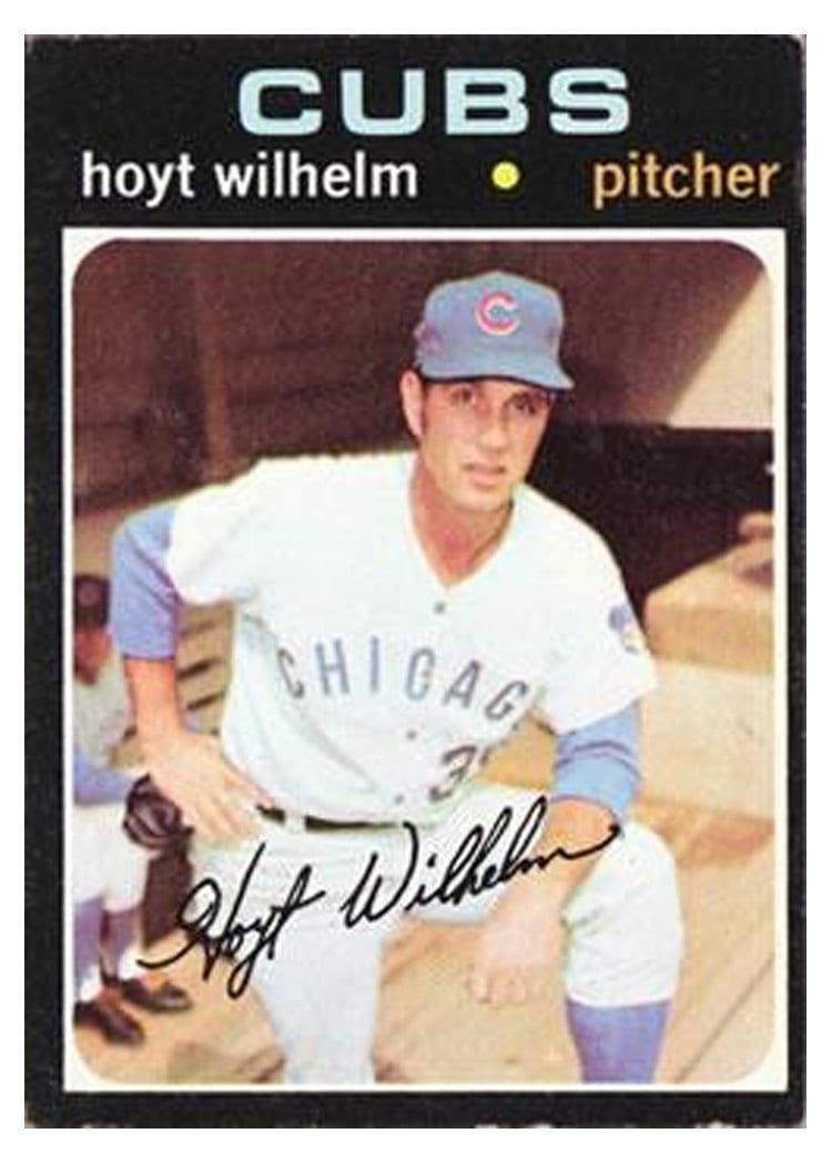 1971 Topps Hoyt Wilhelm #248 card