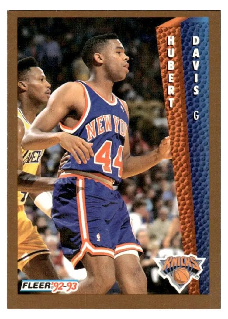 1992 Fleer Hubert Davis #395 card