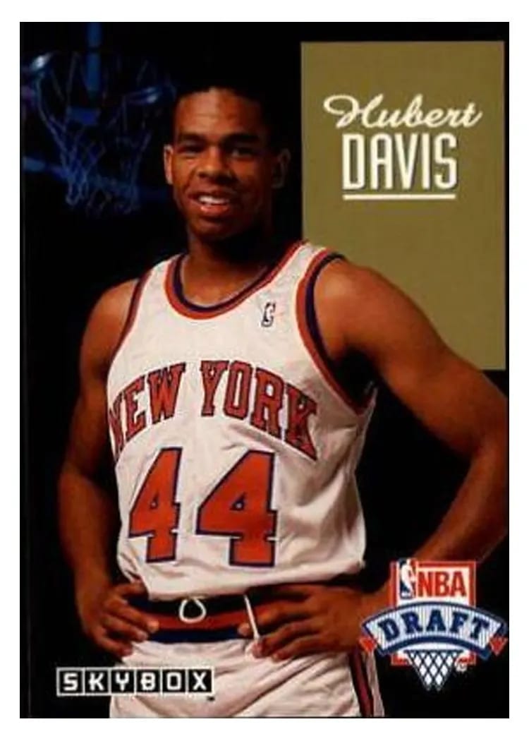 1992 Skybox Draft Picks Hubert Davis #DP20 card