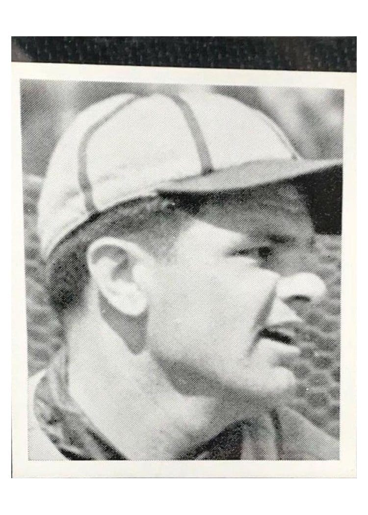 1941 St. Louis Cardinals Team Issue Hubert Max Lanier card