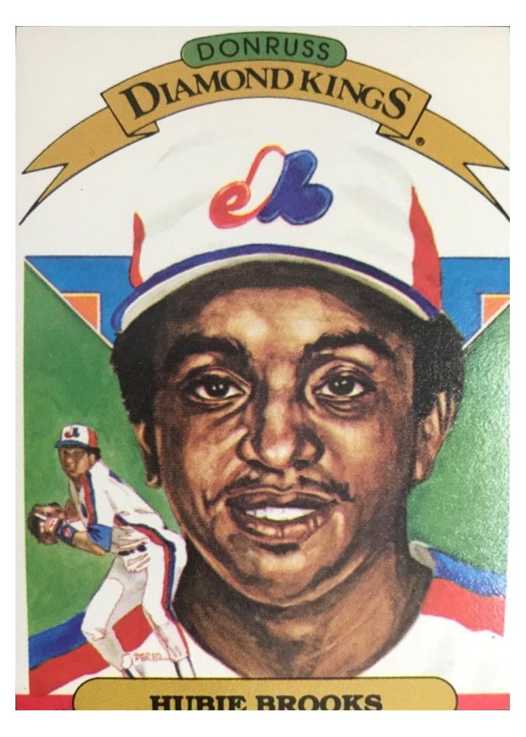 1987 Donruss Hubie Brooks #17 card