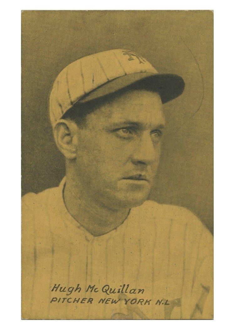 1926 Exhibits Hugh A. McQuillan card