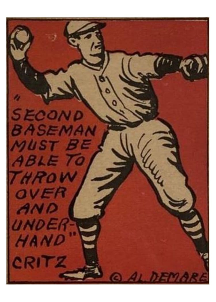 1935 Schutter Johnson Hugh Critz #46 card