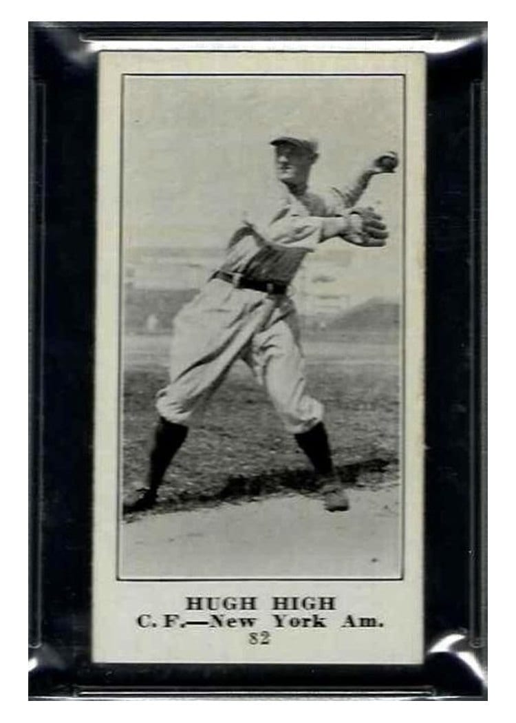 1916 M101 4 Sporting News Hugh High #82 card