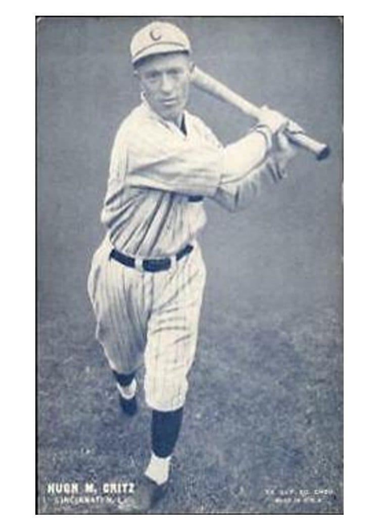 1928 Exhibits Hugh M. Critz card