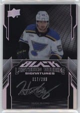 2023-24 SPx UD Black Lustrous Rookie Signatures Hugh McGing #LRA-HM card