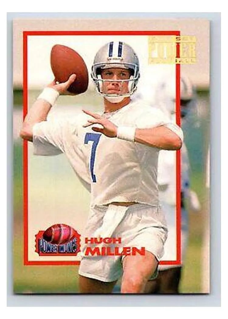 1993 Pro Set Power Moves Hugh Millen #PM4 card