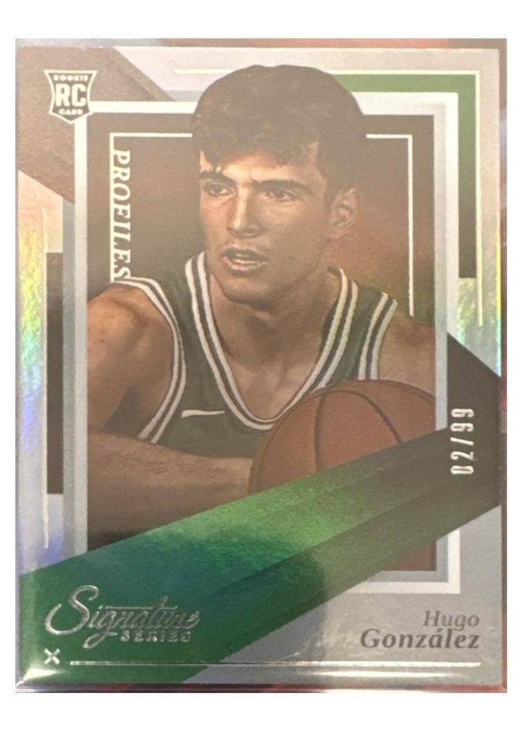 2025-26 Panini Signature Series Profiles Hugo Gonzalez #19
