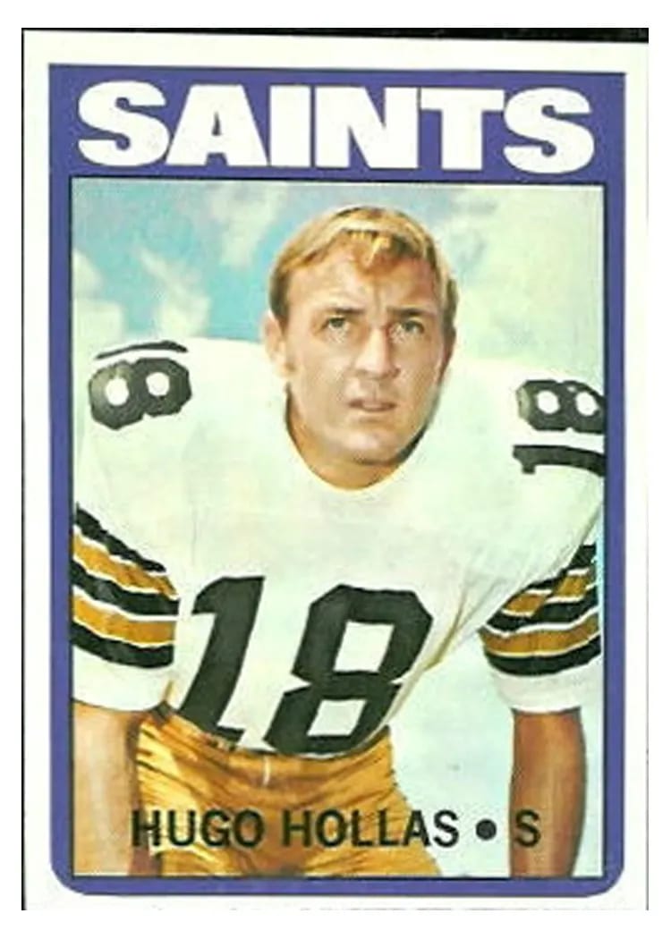 1972 Topps Hugo Hollas #296 card