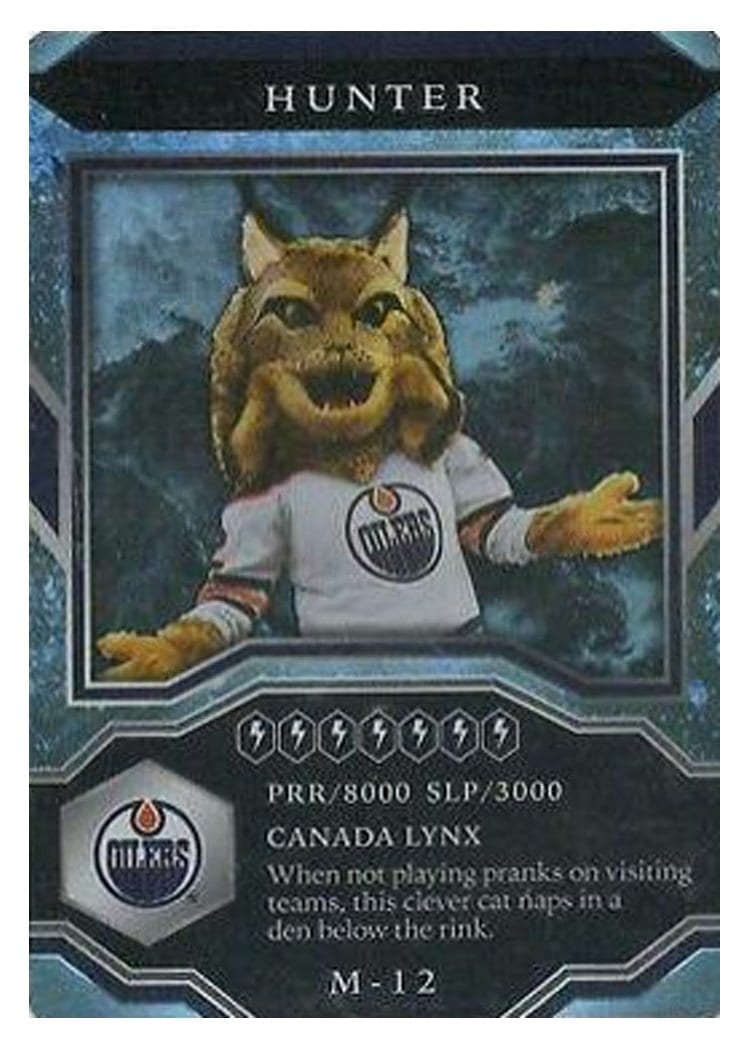 2021-22 Upper Deck MVP Mascot Gaming Cards Hunter #M-12 card