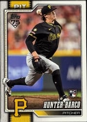 2026 Topps Base Set Hunter Barco #398 card
