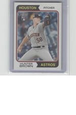 2023 Topps Heritage Hunter Brown #316 card