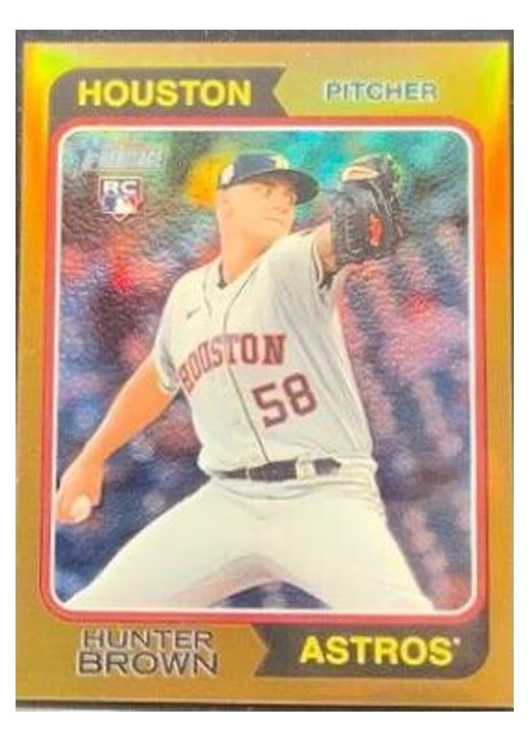 2023 Topps Heritage Hunter Brown #316 card