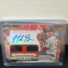 2023 Topps Inception Autograph Patch Cards Hunter Brown #IAP-HB