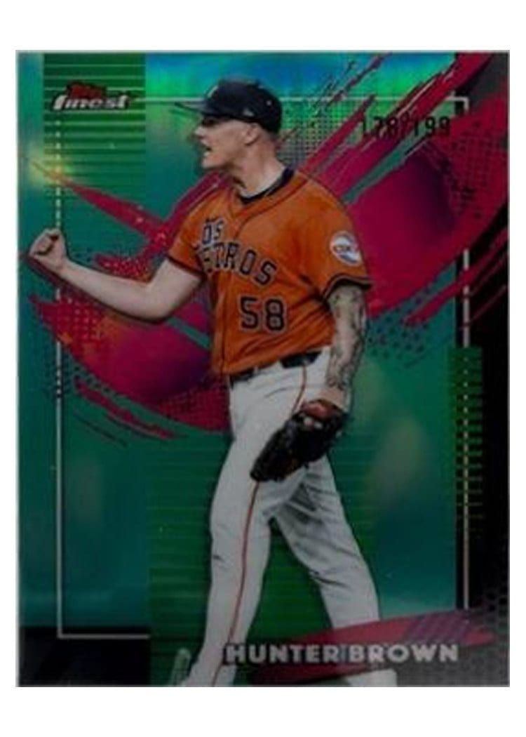 2026 Topps Finest Hunter Brown Aqua Refractor #278 card