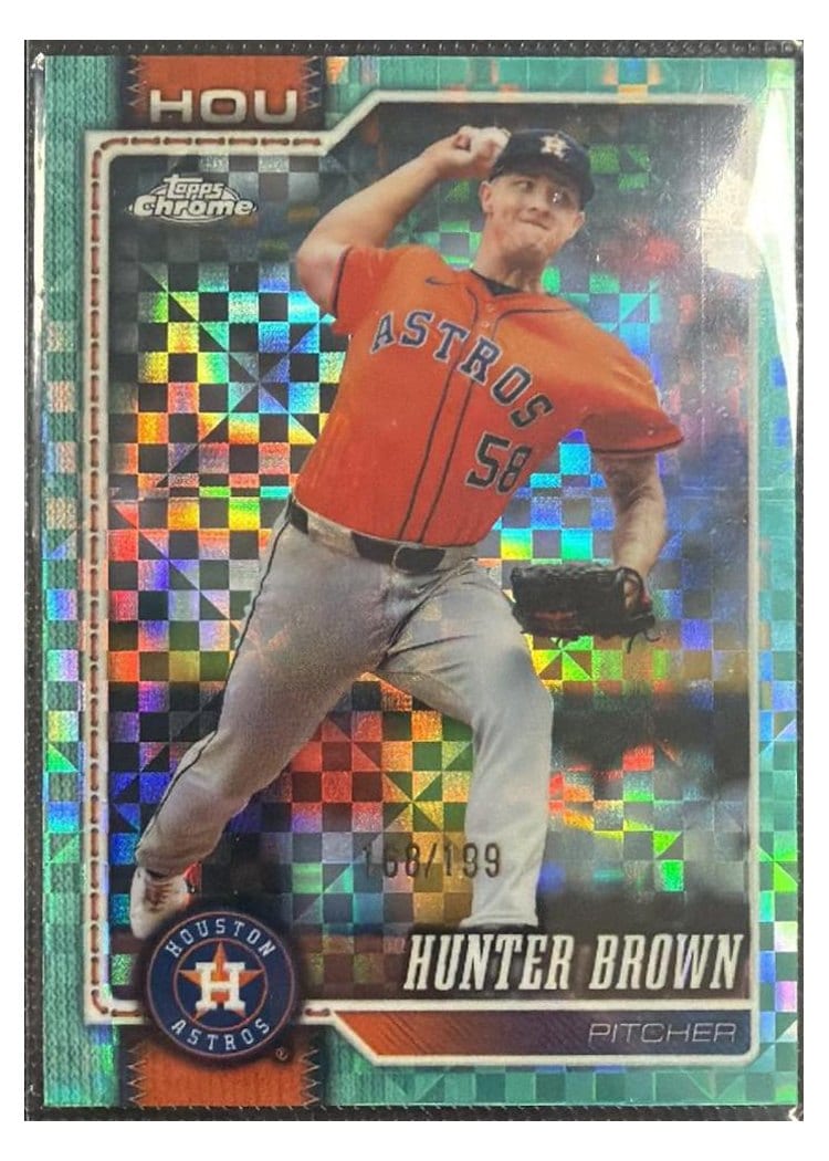 2026 Topps Finest Hunter Brown #278 card