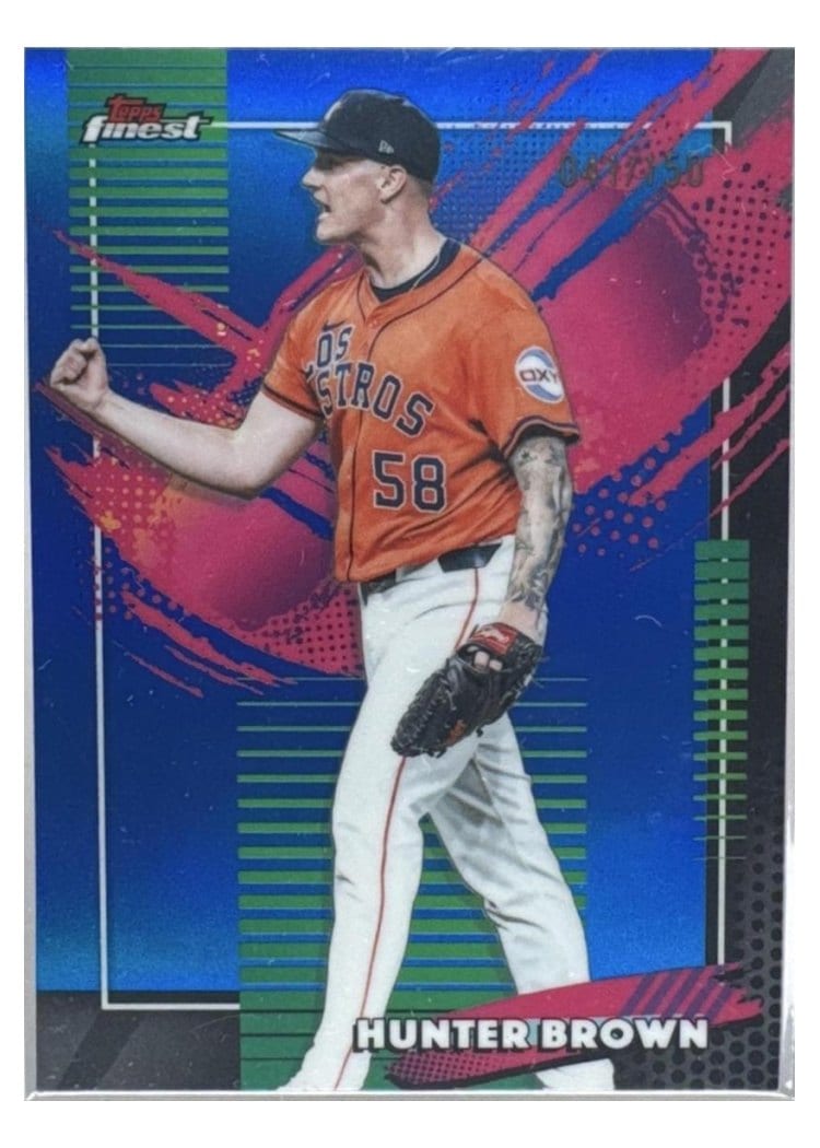 2026 Topps Finest Hunter Brown #278 card