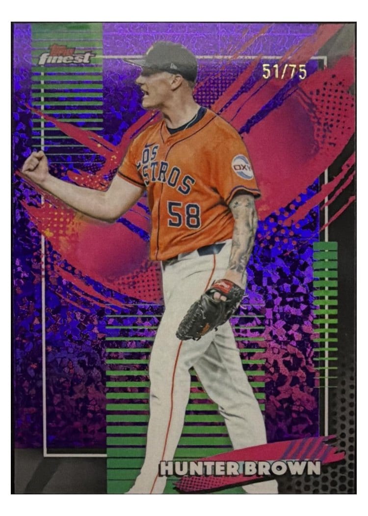 2026 Topps Finest Hunter Brown #278 card