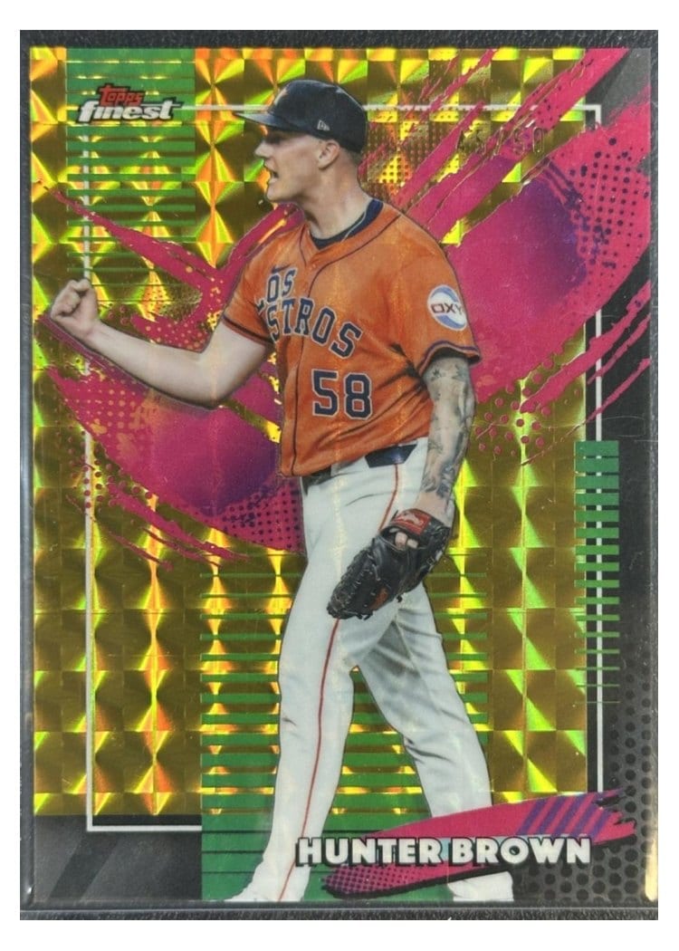 2026 Topps Finest Hunter Brown #278 card
