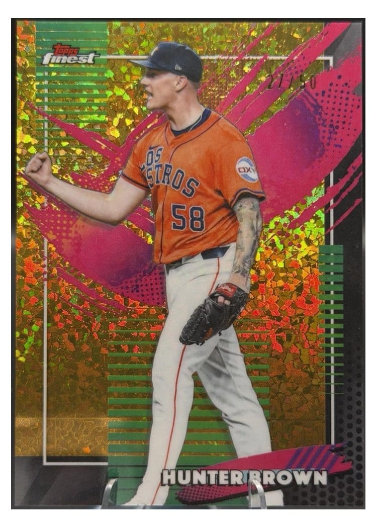 2026 Topps Finest Hunter Brown #278 card