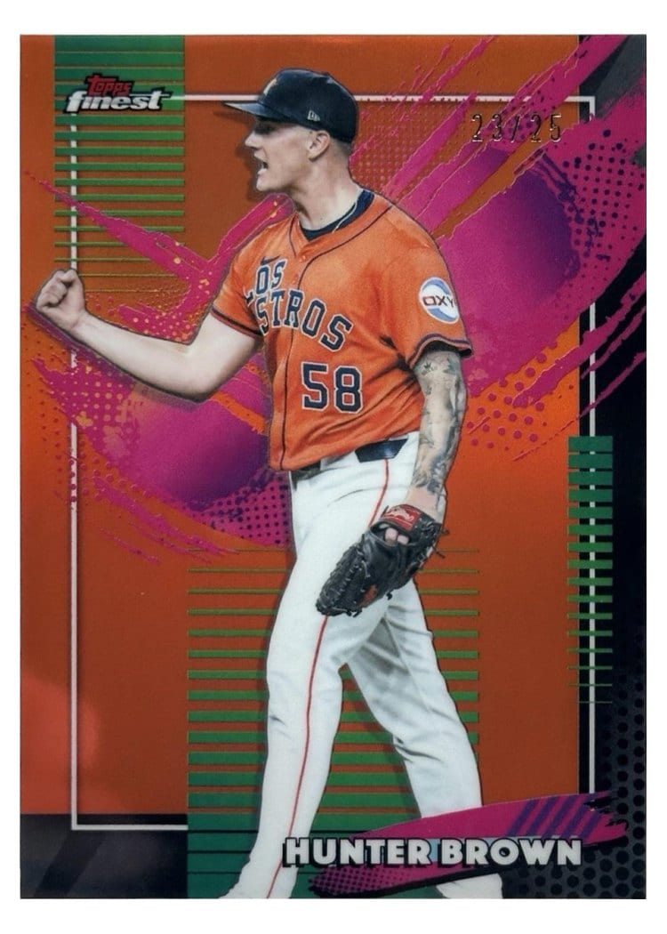 2026 Topps Finest Hunter Brown #278 card