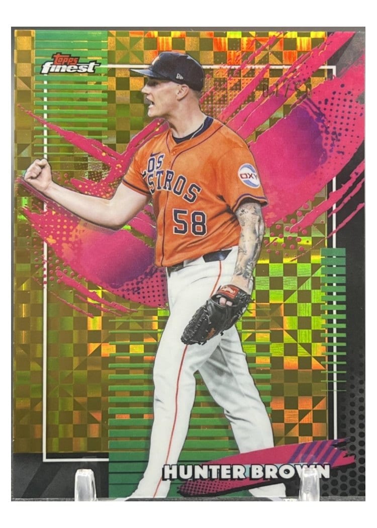 2026 Topps Finest Hunter Brown #278 card