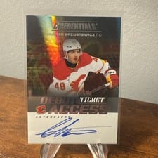 2025-26 Upper Deck Credentials Debut Ticket Access Autographs Hunter Brzustewicz #DTA-HB card