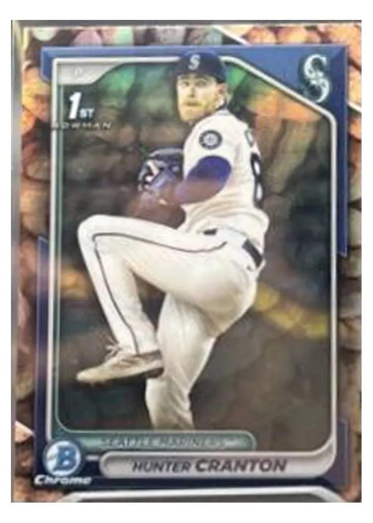 2024 Bowman Draft Chrome Hunter Cranton #BDC-144 card