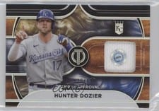 2022 Topps Tribute Stamp of Approval Hunter Dozier #SOA-HD card