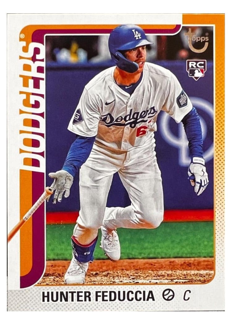 2025 Topps Base Set Hunter Feduccia Vintage Stock Retro #68 card