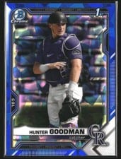 2021 Bowman Draft Sapphire Hunter Goodman #BDC-66 card