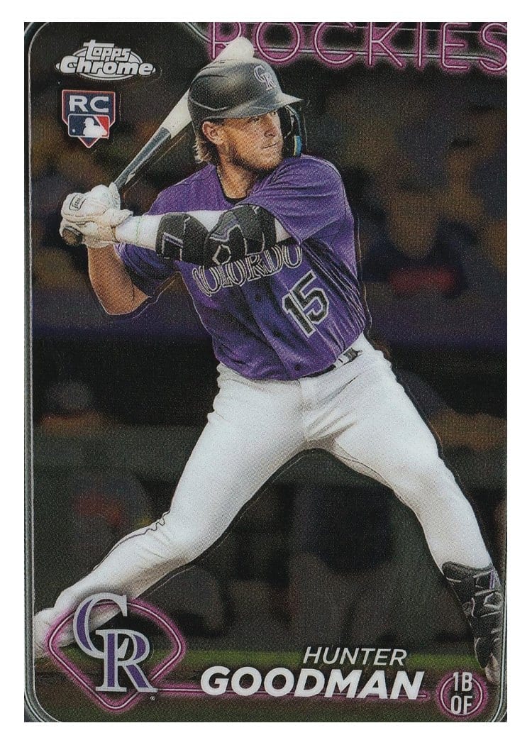 2024 Topps Chrome Base Set Hunter Goodman #99 card