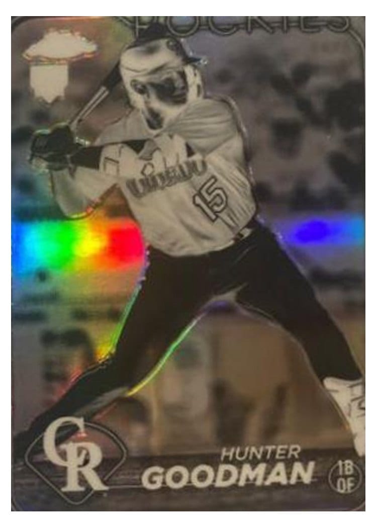 2024 Topps Chrome Base Set Hunter Goodman #99 card