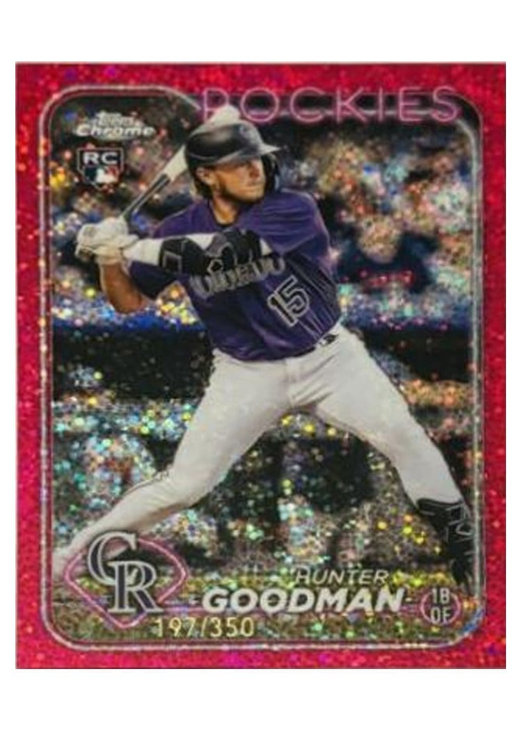 2024 Topps Chrome Base Set Hunter Goodman #99 card