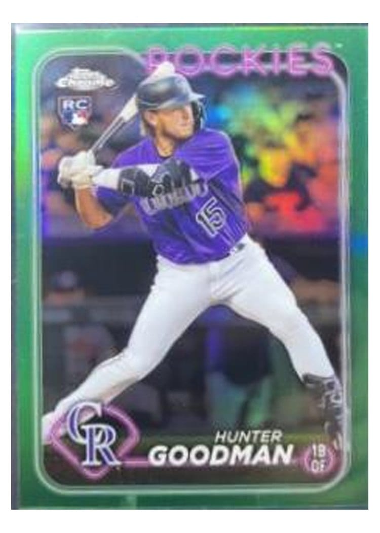 2024 Topps Chrome Base Set Hunter Goodman #99 card