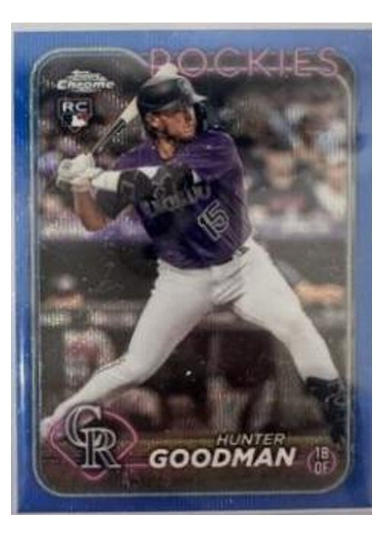 2024 Topps Chrome Base Set Hunter Goodman #99 card