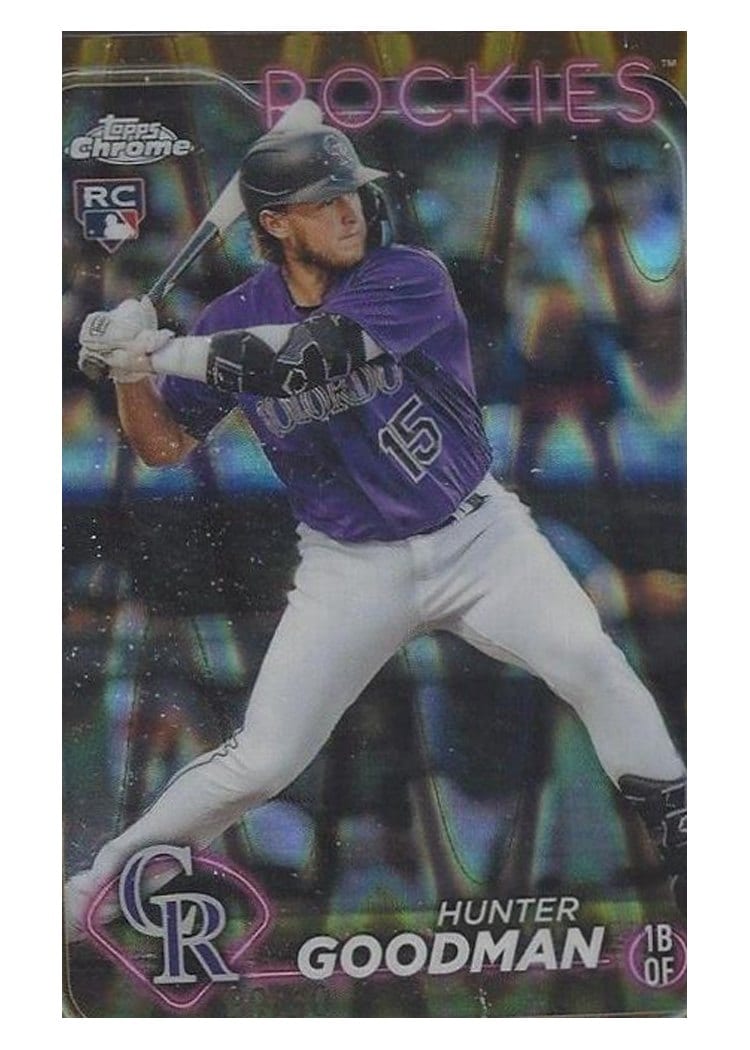 2024 Topps Chrome Base Set Hunter Goodman #99 card