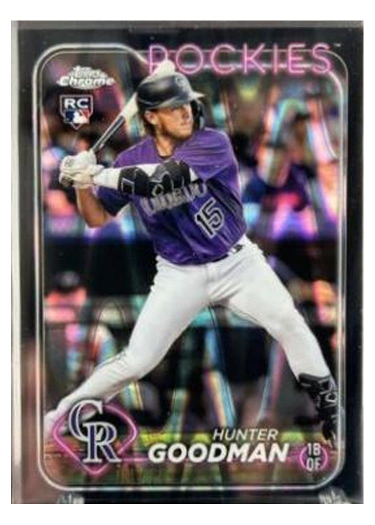 2024 Topps Chrome Base Set Hunter Goodman #99 card