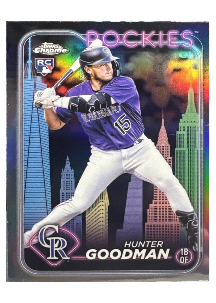 2024 Topps Chrome Base Set Hunter Goodman #99 card