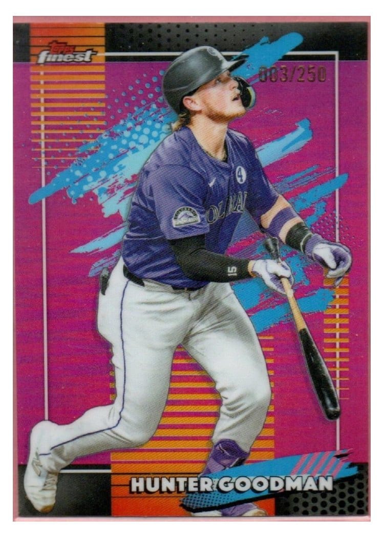 2026 Topps Finest Hunter Goodman #155 card