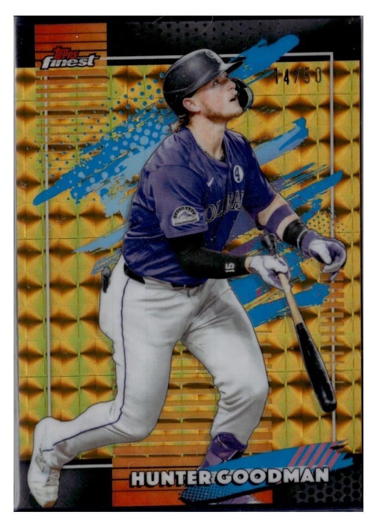 2026 Topps Finest Hunter Goodman #155 card