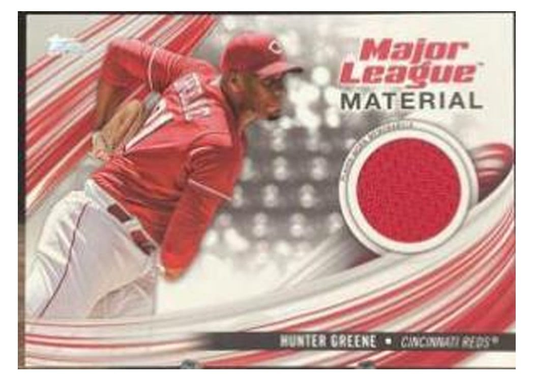 2024 Topps Major League Material Relics (Series 1) Hunter Greene #MLM-HG card