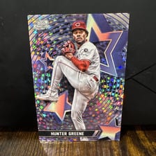2025 Topps Cosmic Chrome StarFractor Hunter Greene #SF-56 card