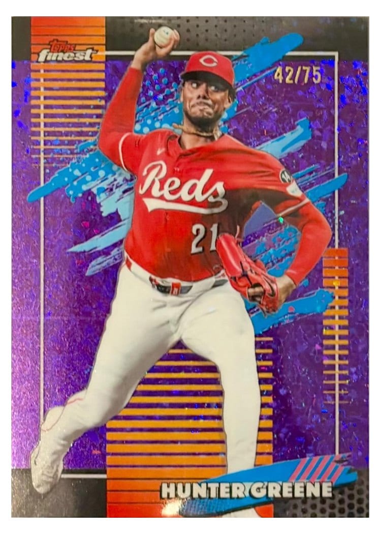 2026 Topps Finest Hunter Greene #169 card