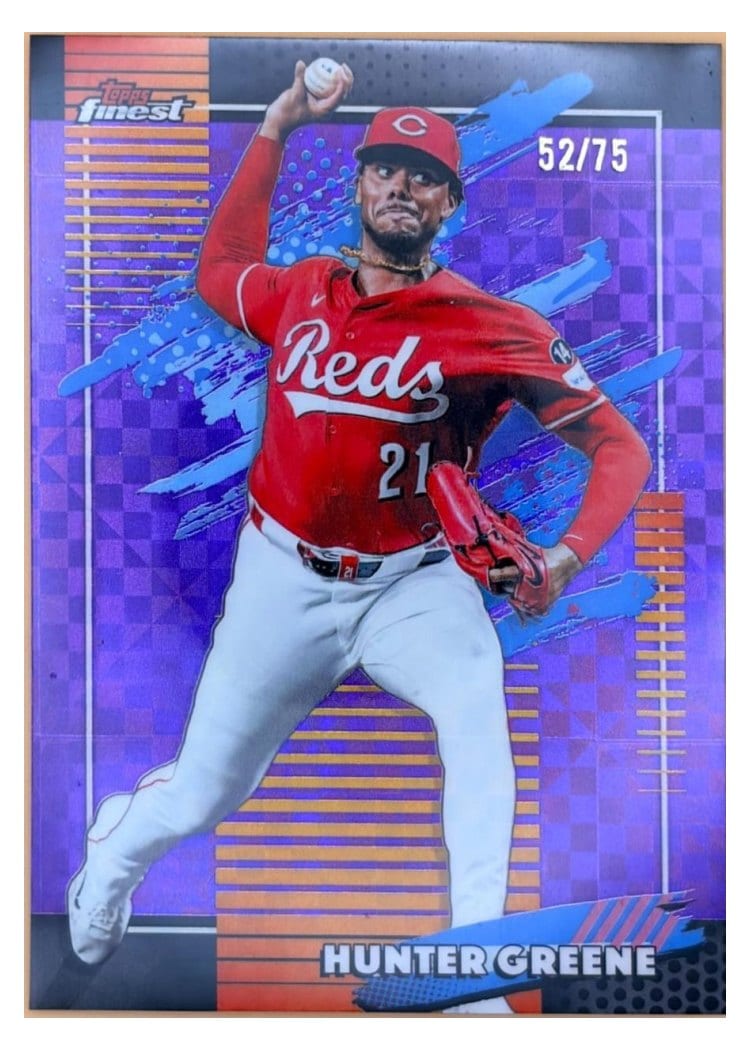 2026 Topps Finest Hunter Greene #169 card