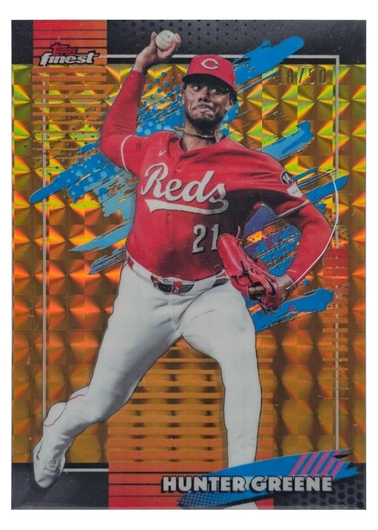 2026 Topps Finest Hunter Greene #169 card